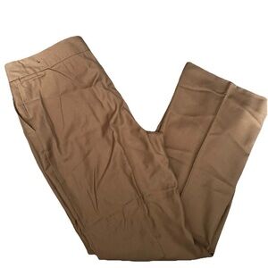 Women’s George Designs By Mark Eisen Brown Dress Pants Size 14